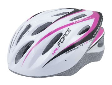Picture of FORCE HAL HELMET WHITE PINK